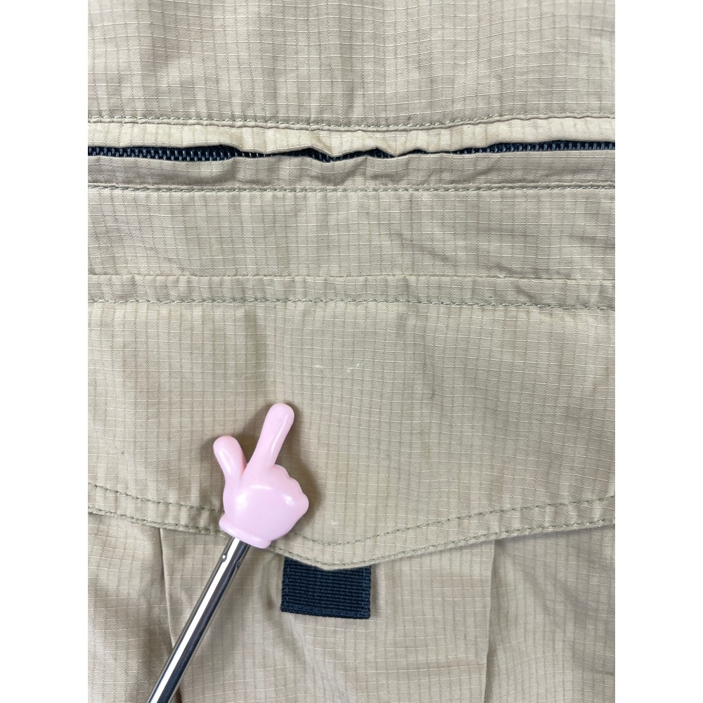 Eddie Bauer Men's XL Tall Tan Ripstop Field Jacket Khaki Utility Travel Safari - Picture 12 of 16